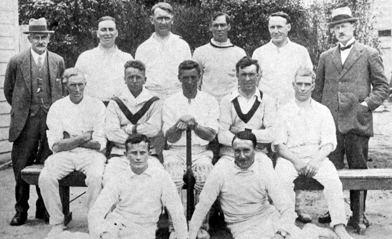 The North Otago cricket team, in Dunedin for Country Week. — Otago Witness, 31.1.1922 