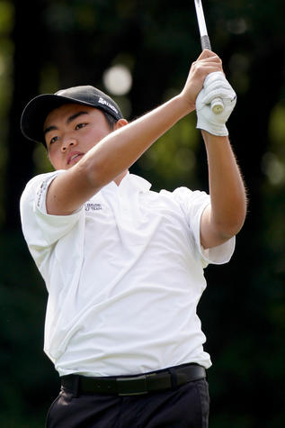 Kazuma Kobori has his sights set up upsetting the pros again at the New Zealand Open. Photo:...