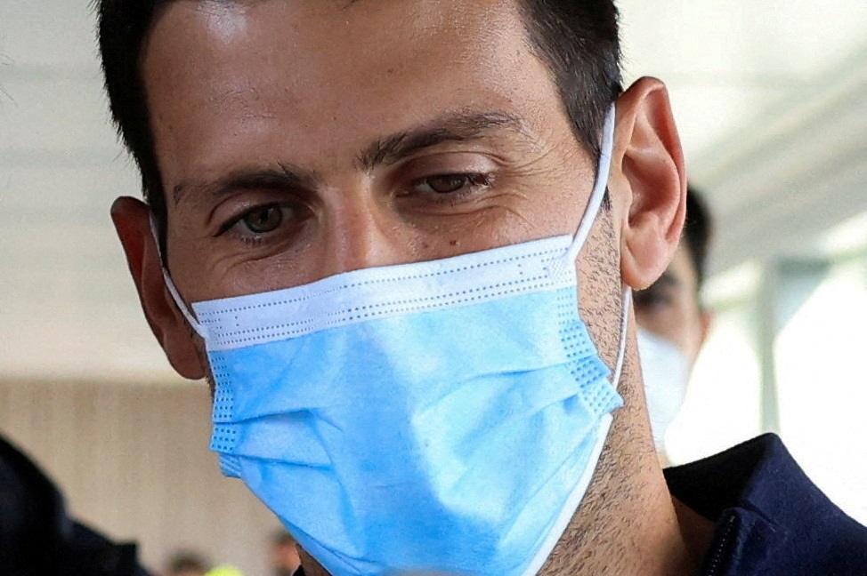 An unvaccinated Novak Djokovic was deported from Australia this week. Photo: Reuters 