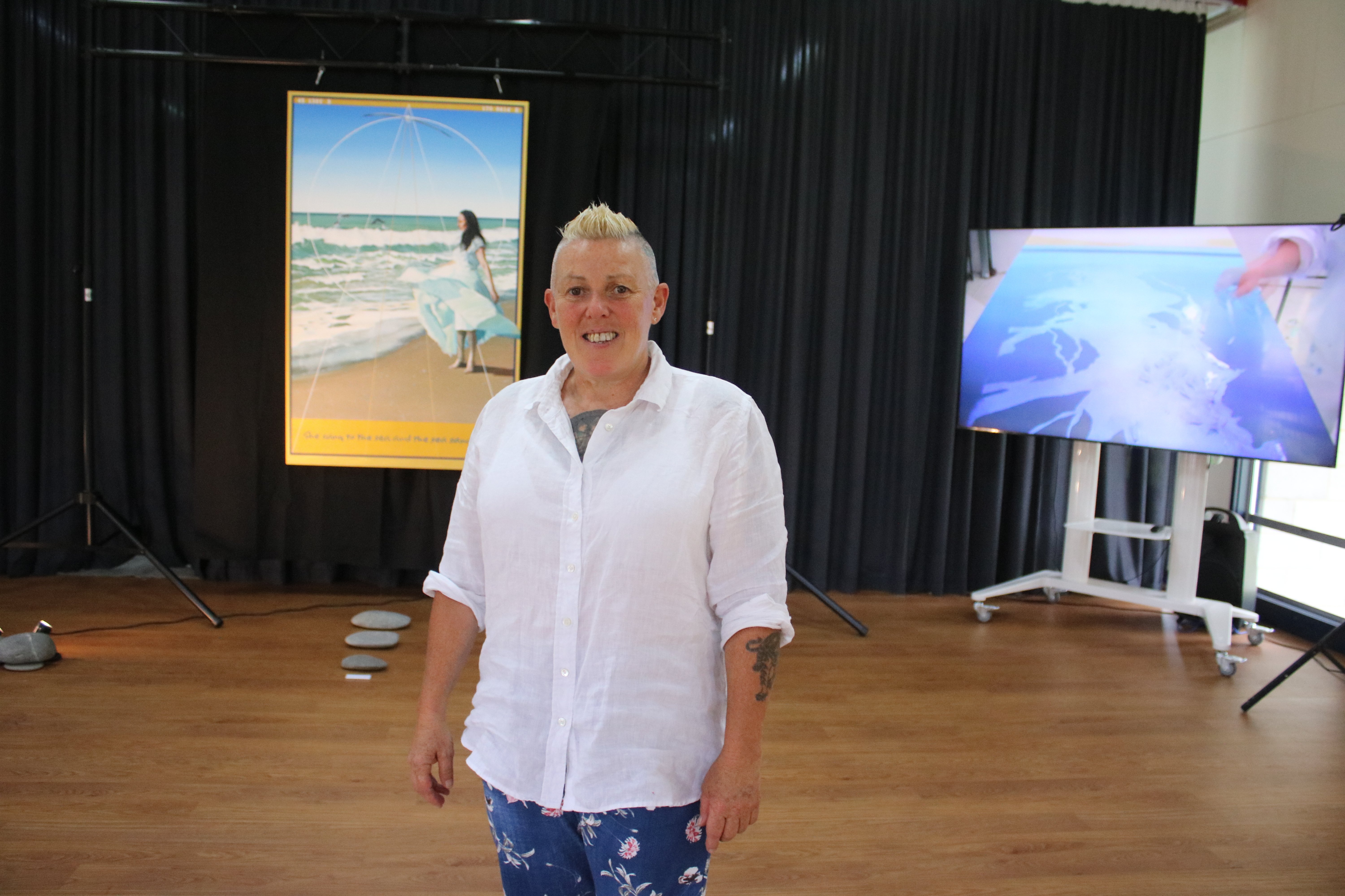 Artist Maree White is glad to be back in Waitaki, hosting her summer exhibition in Otematata last...