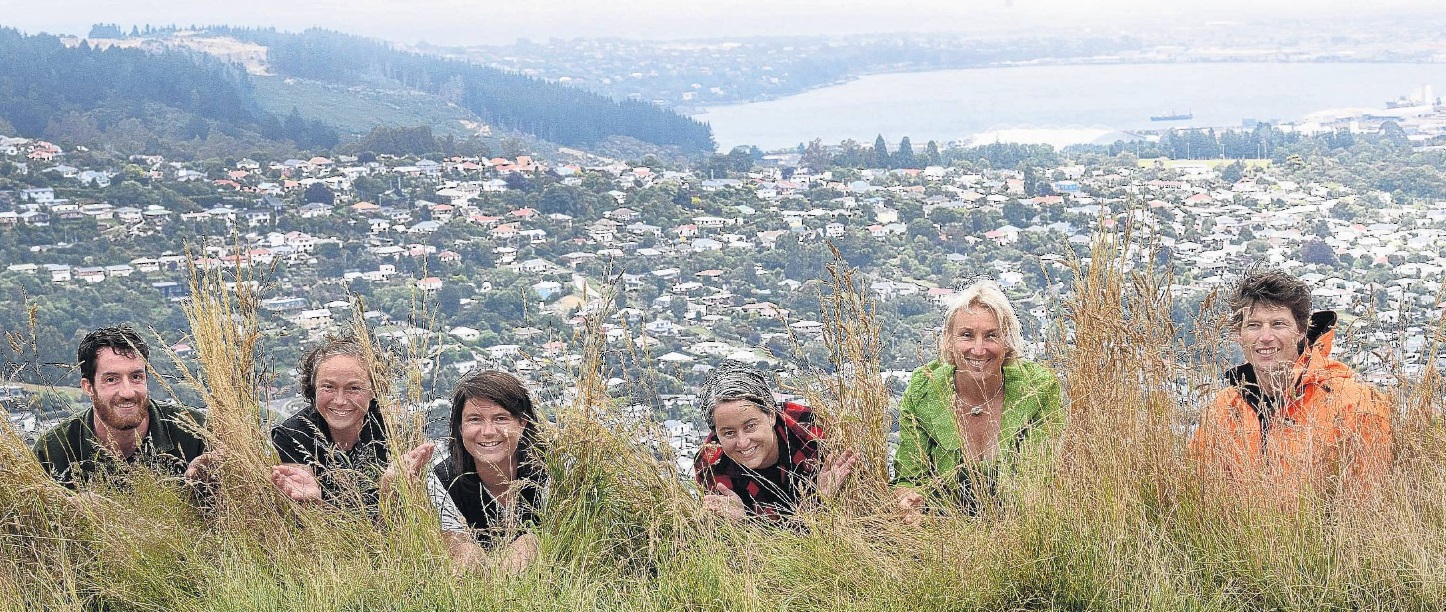 .Ready for action to expand their vision for a pest-free Dunedin are (from left) City Sanctuary’s...