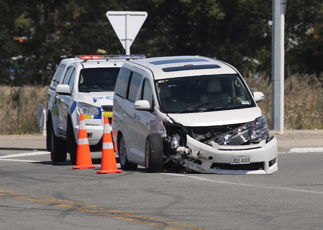 Police were alerted to the crash around 11am.