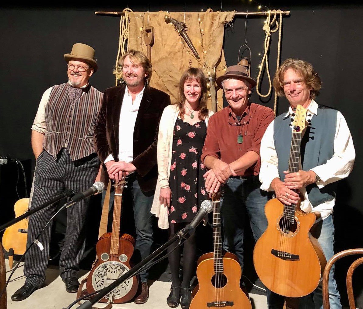 Chris Priestly (second from right) with Peter Elliot, Cameron Bennett, Sonia Wilson and Nigel...