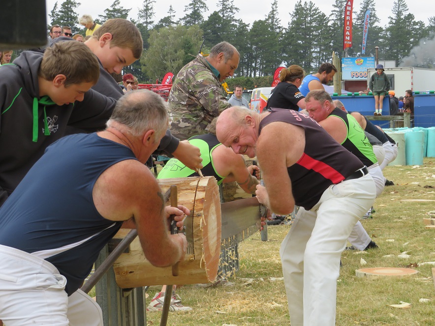 Woodcutters compete at last year's Methven A&P Show. Photo: Toni Williams