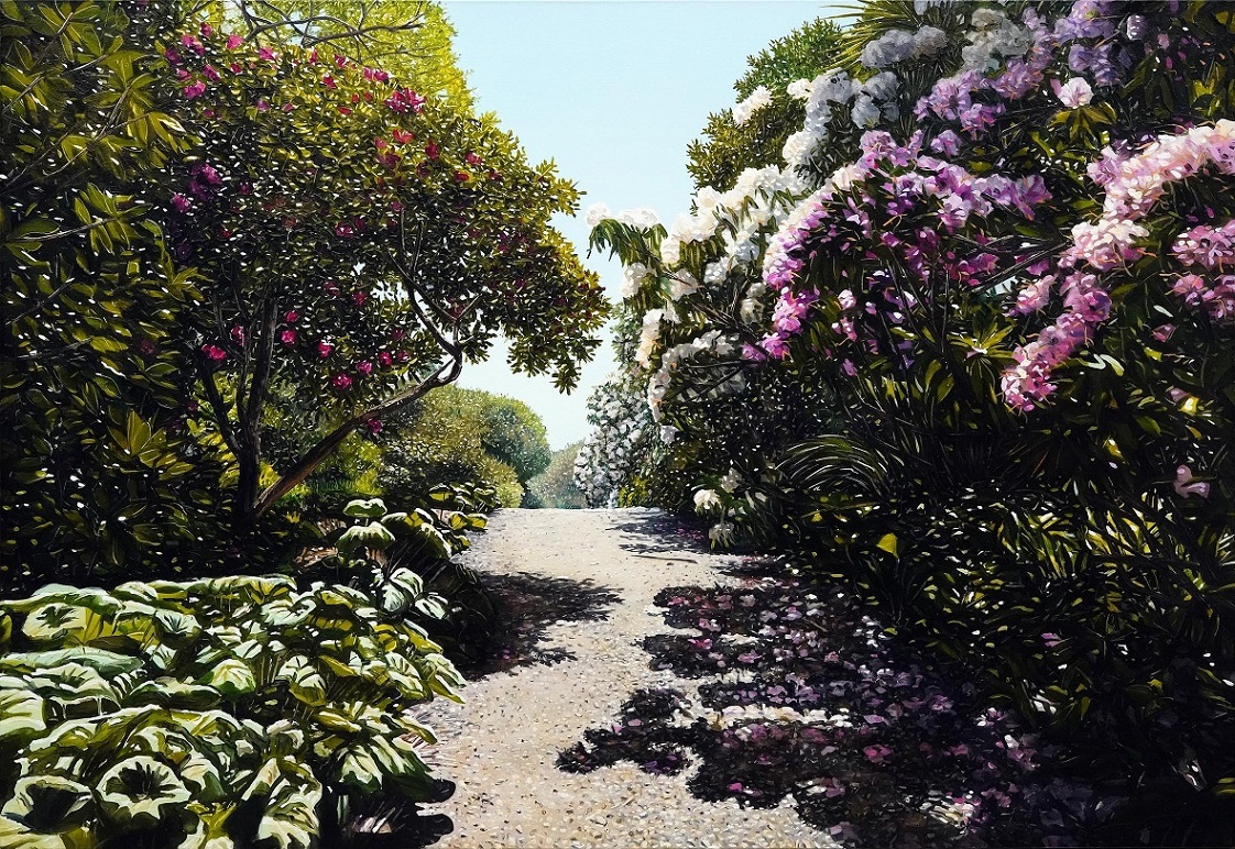 Foley’s Rhododendron work is to be auctioned to raise funds for the Friends of the Botanic Garden...