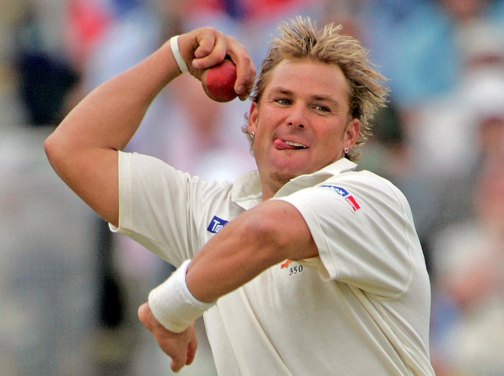 Shane Warne in action for Australia. Photo: Reuters