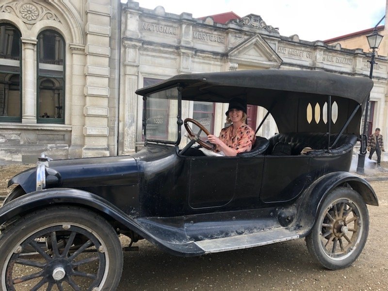 Rally car driver Emma Gilmour, of Dunedin, was the driving double for star Kirsten Dunst in The...