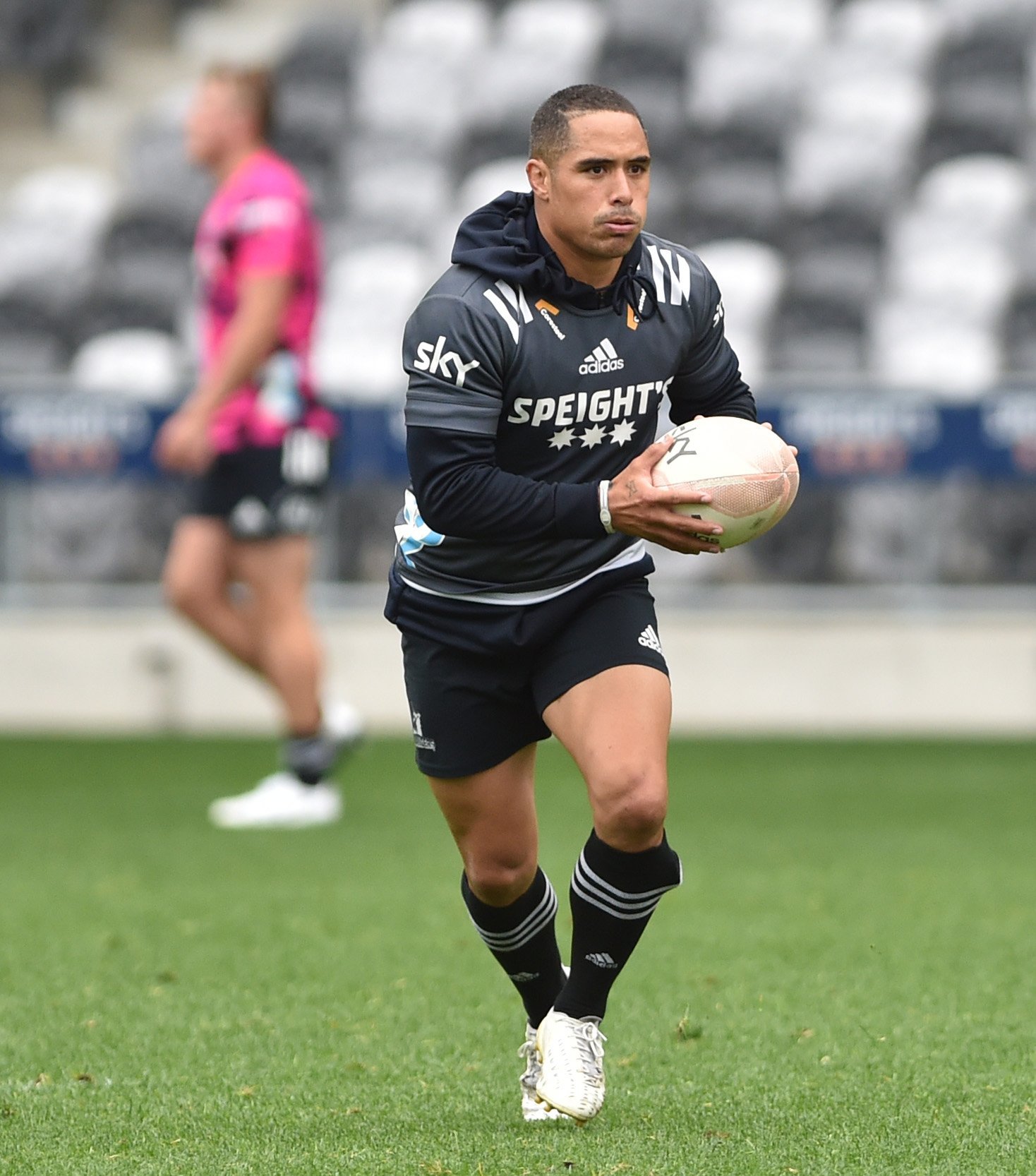 Highlanders co-captain Aaron Smith at training at Forsyth Barr Stadium this week.PHOTO: GREGOR...