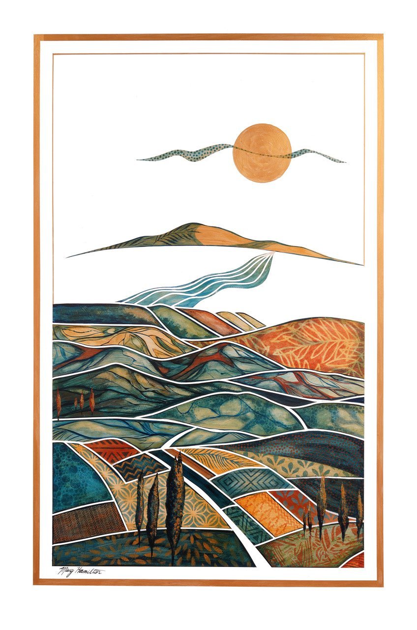 Summer Paddocks by Marg Hamilton.