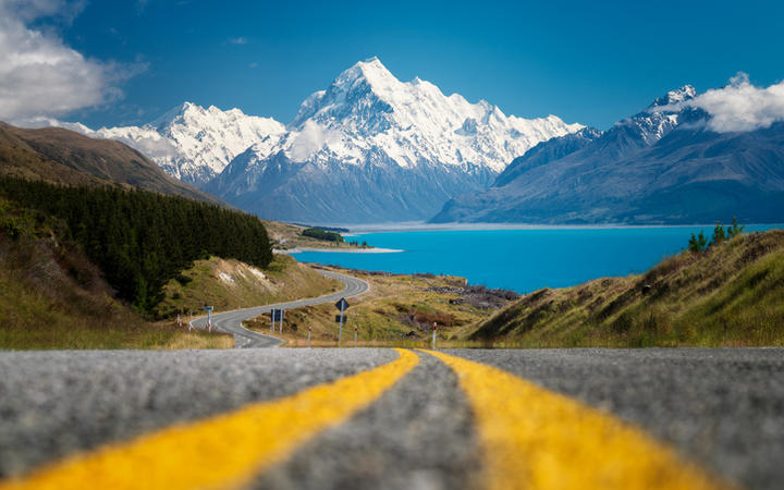 On the way to Aoraki/Mount Cook National Park. Photo: Getty Images