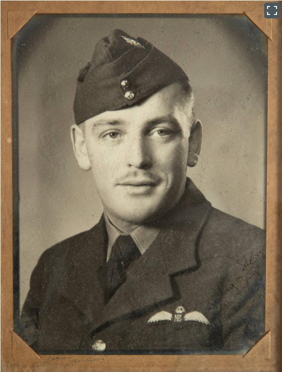 Royal New Zealand Air Force warrant officer Trevor Bagnall was killed returning from a bombing...