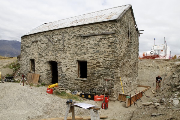 Property owner Roger Monk is restoring this 1870s barn. Photo: Susan Cleaver