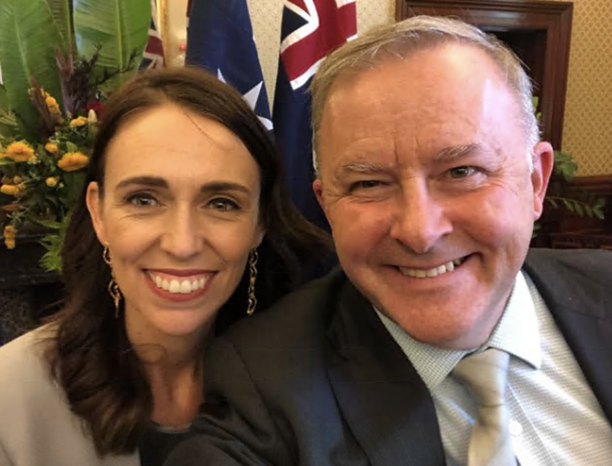 New Zealand Prime Minister Jacinda Ardern and Australian Prime Minister Anthony Albanese. File photo