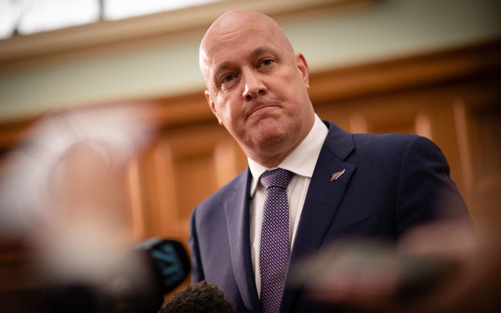 National leader Christopher Luxon. Photo: RNZ