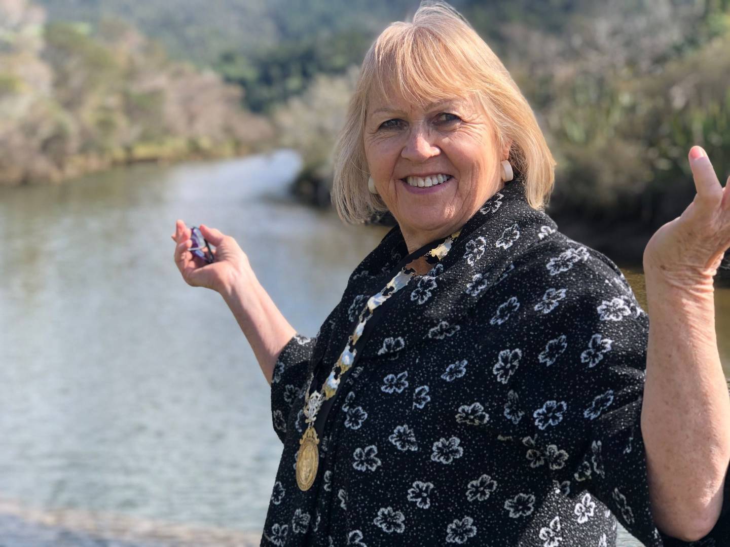 Thames-Coromandel District Mayor Sandra Goudie says she won't get the Pfizer vaccine. Photo via...