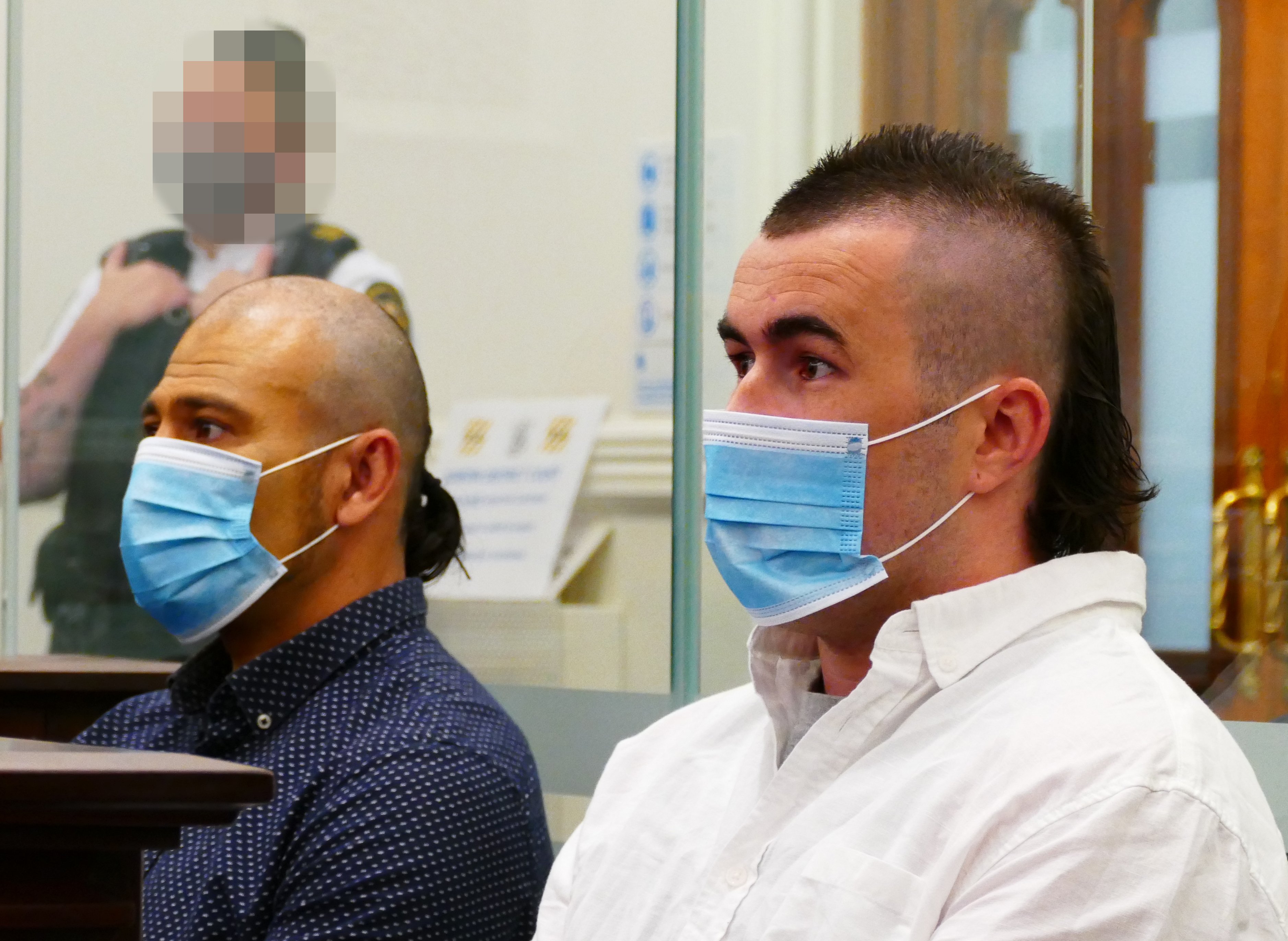 Gary Angus (left) and Zane O’Leary were part of a sophisticated drug manufacturing enterprise....
