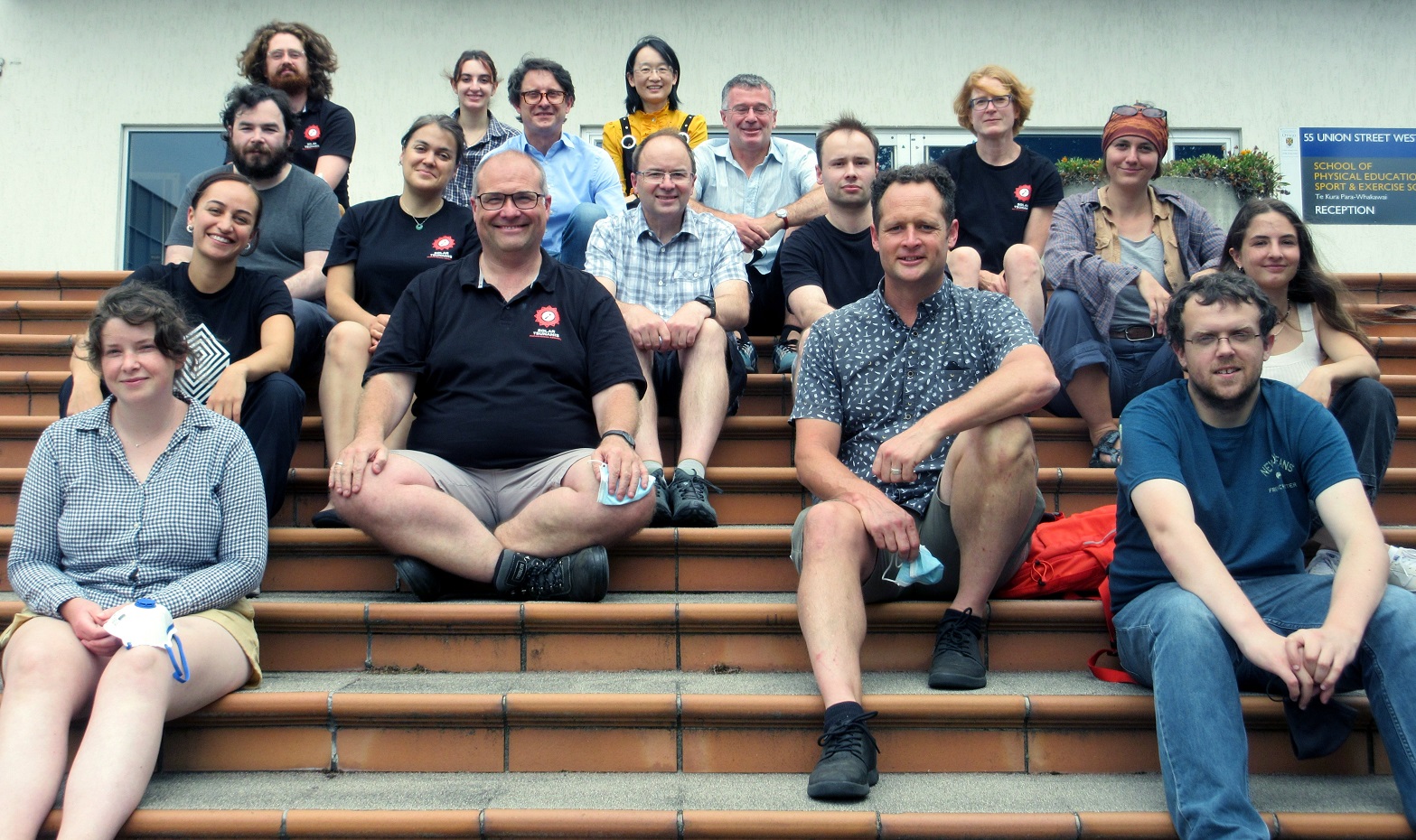 Some members of the Solar Tsunamis Endeavour Programme gathered in Dunedin earlier in the year....