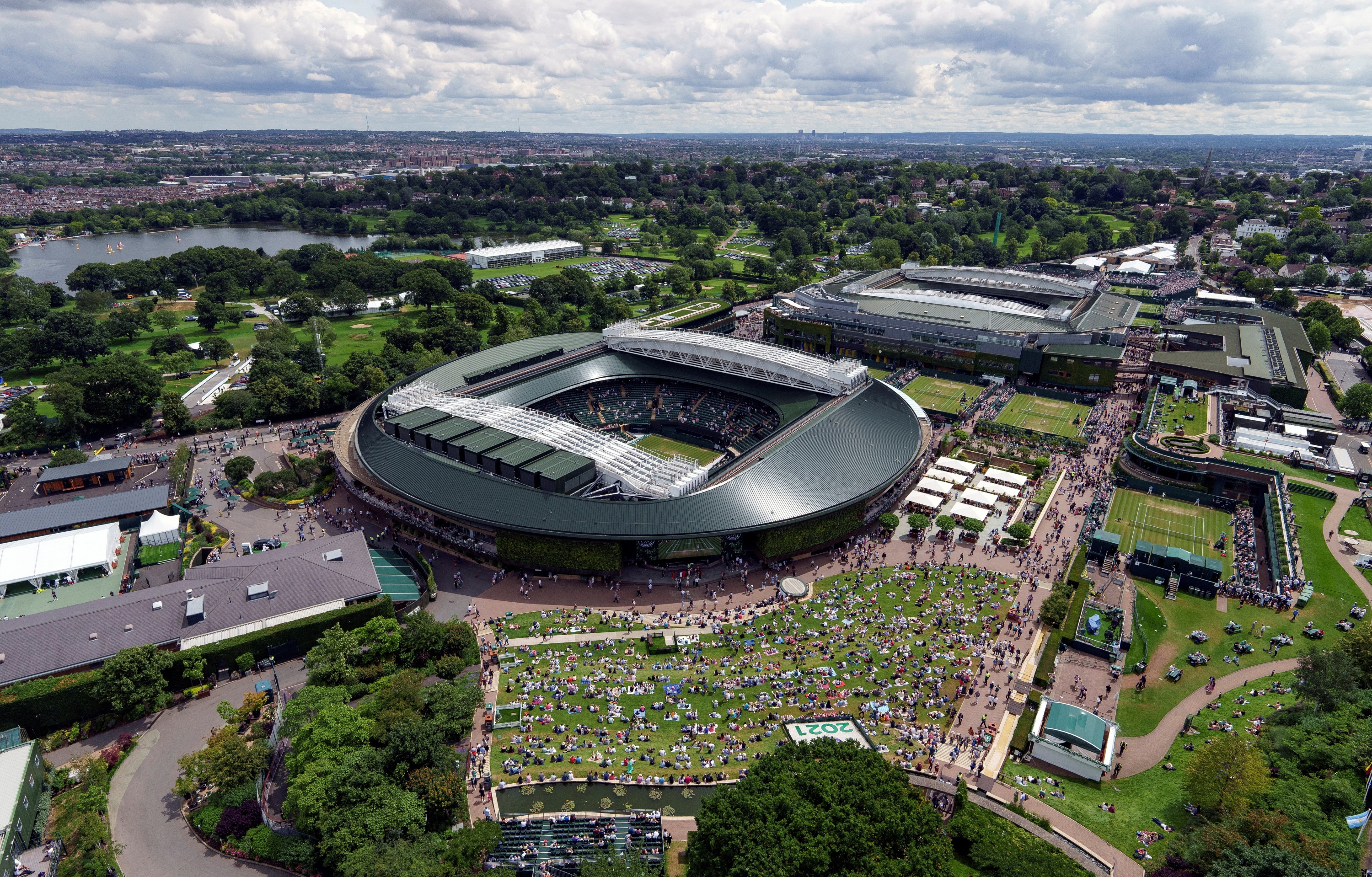 Wimbledon - the world's most prestigious tennis tournament - has been reduced to an exhibition...