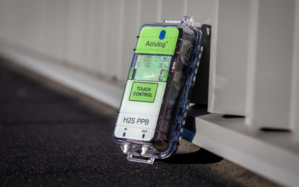 One of the new devices for measuring air quality. Photo: RNZ