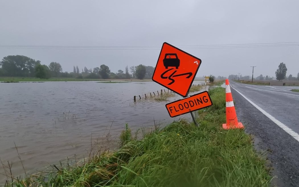 No captionFlooding in central Hawke's Bay in May. Photo: RNZ 