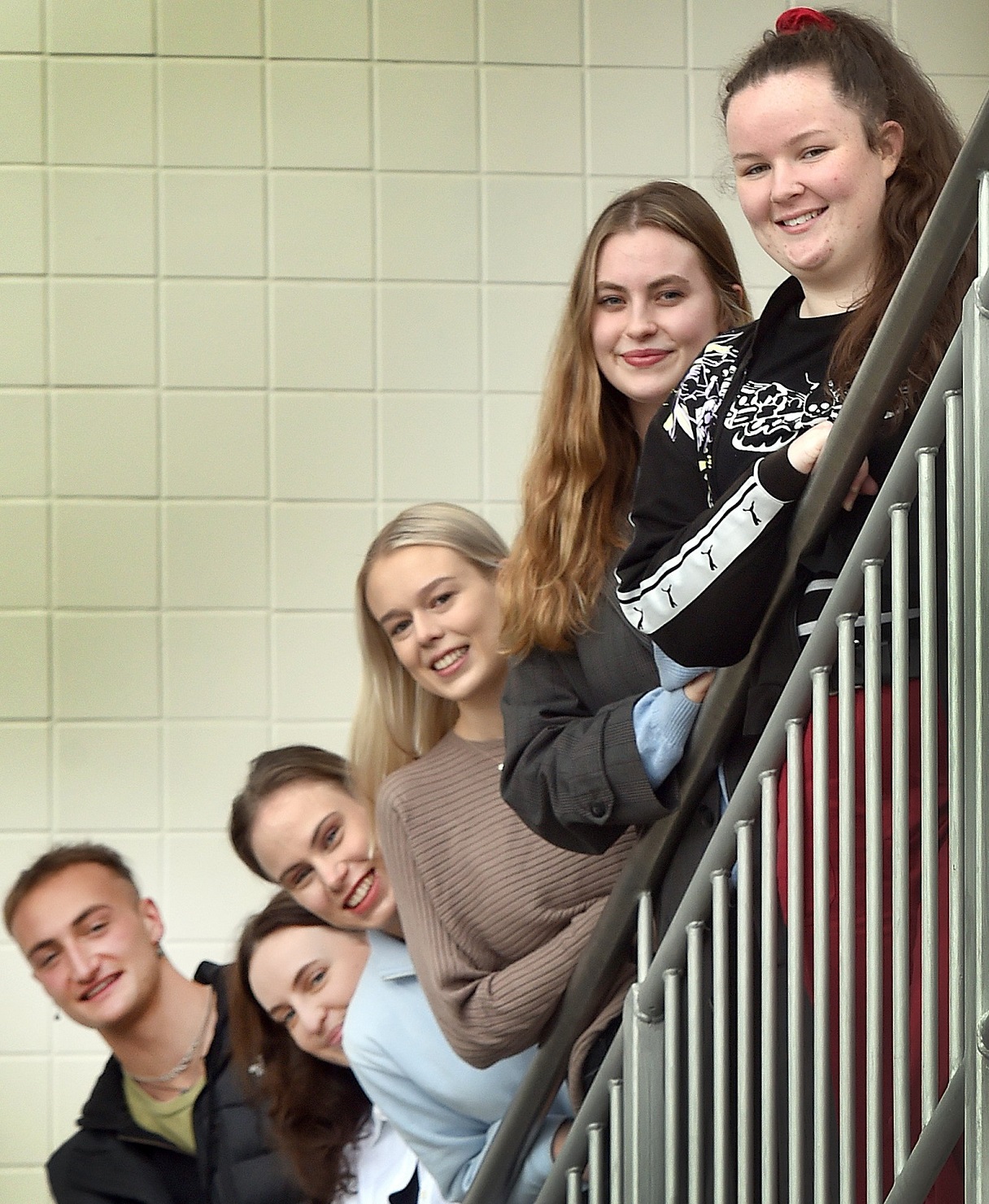 Otago Polytechnic students (from top) Alice Wassell (20), Stephanie Devereux (22), Emma Buchan ...