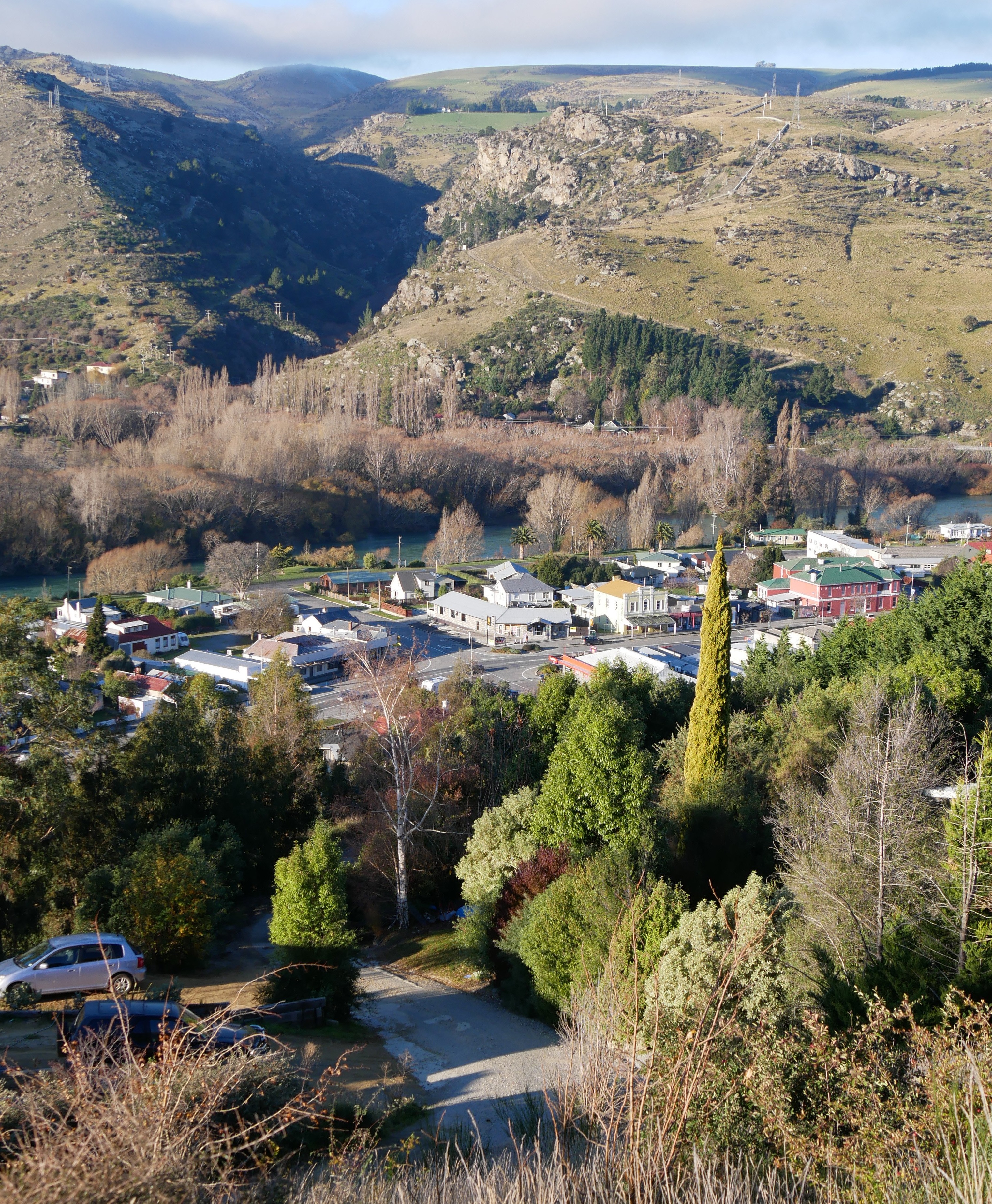Roxburgh township is feeling the Central Otago property market boom. PHOTO: BRUCE MUNRO