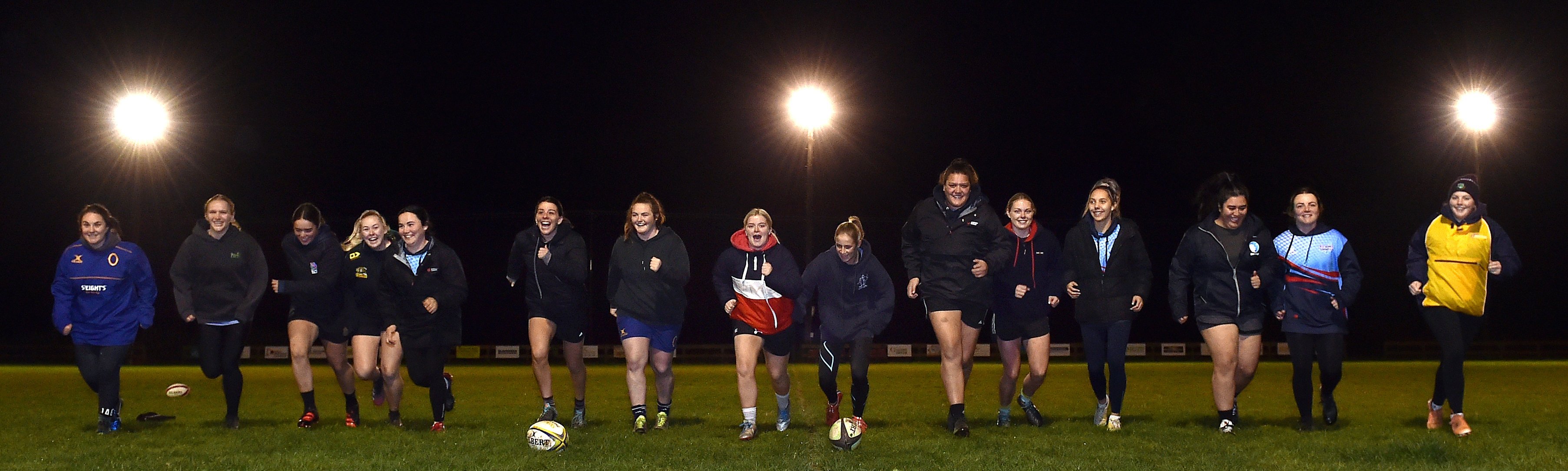 The Big River Country women’s rugby team trains at the Clutha Valley Rugby Club in Clydevale on...