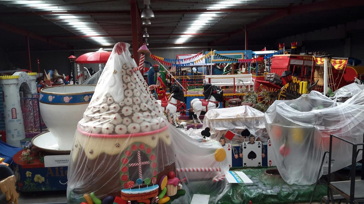 The Christchurch Christmas Show Parade floats. Photo: Givealittle