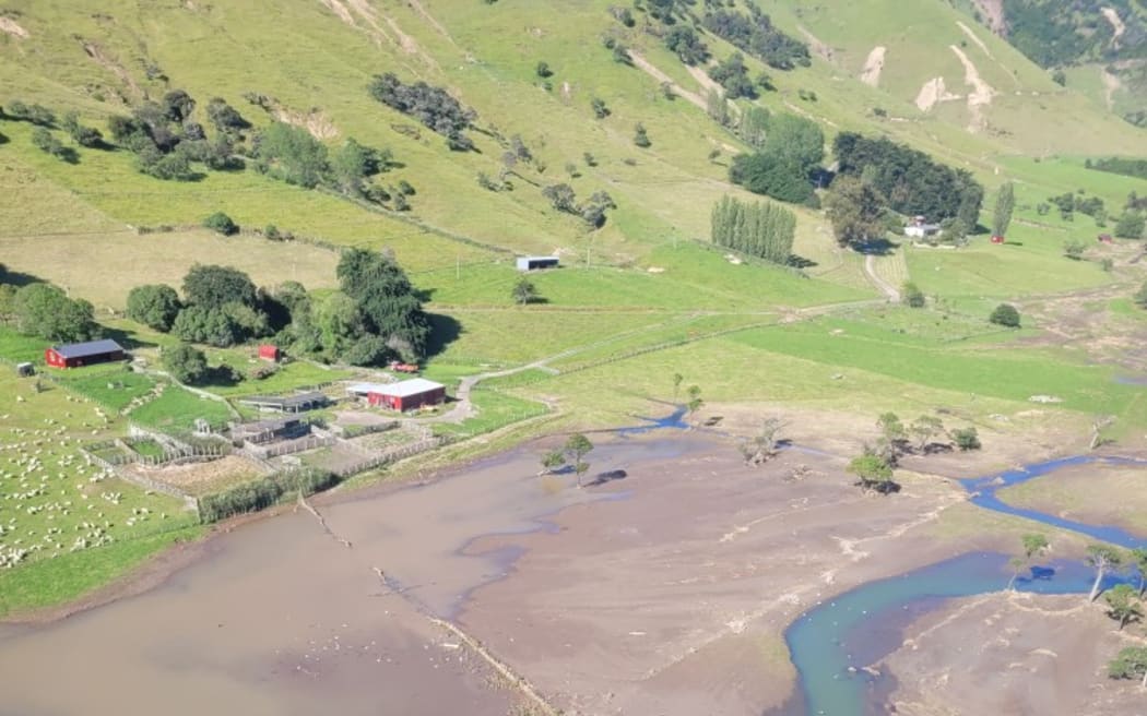 Flooding in Goughs Bay in December. Photo: Supplied