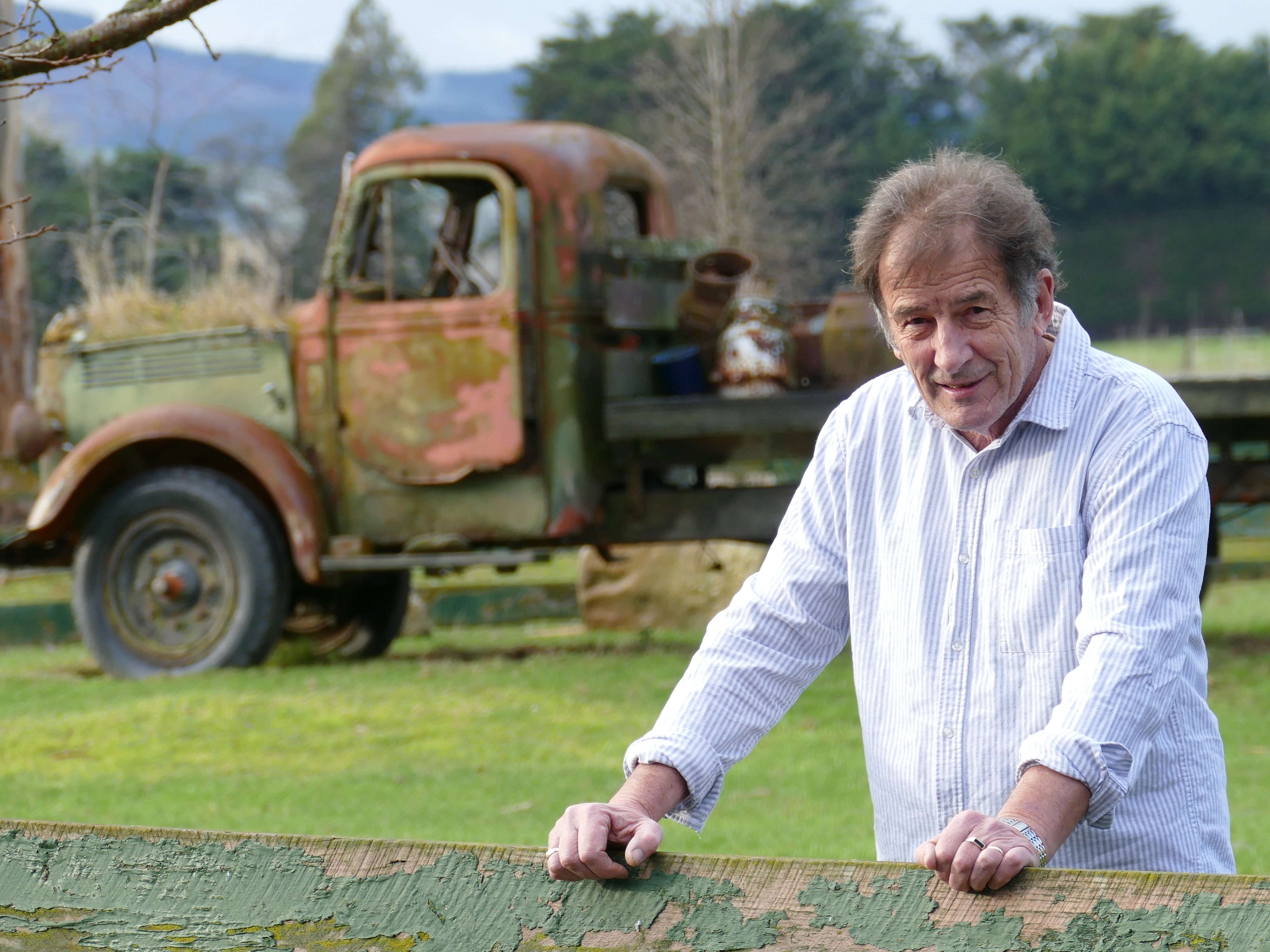 Clutha mayoral candidate Bruce Graham relaxes at his Crichton home near Balclutha yesterday....