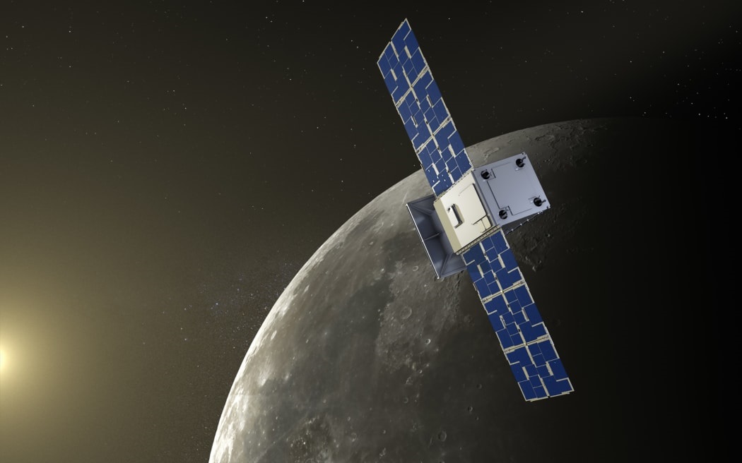 Capstone in orbit near the Moon. Photo: Illustration: Nasa / Daniel Rutter