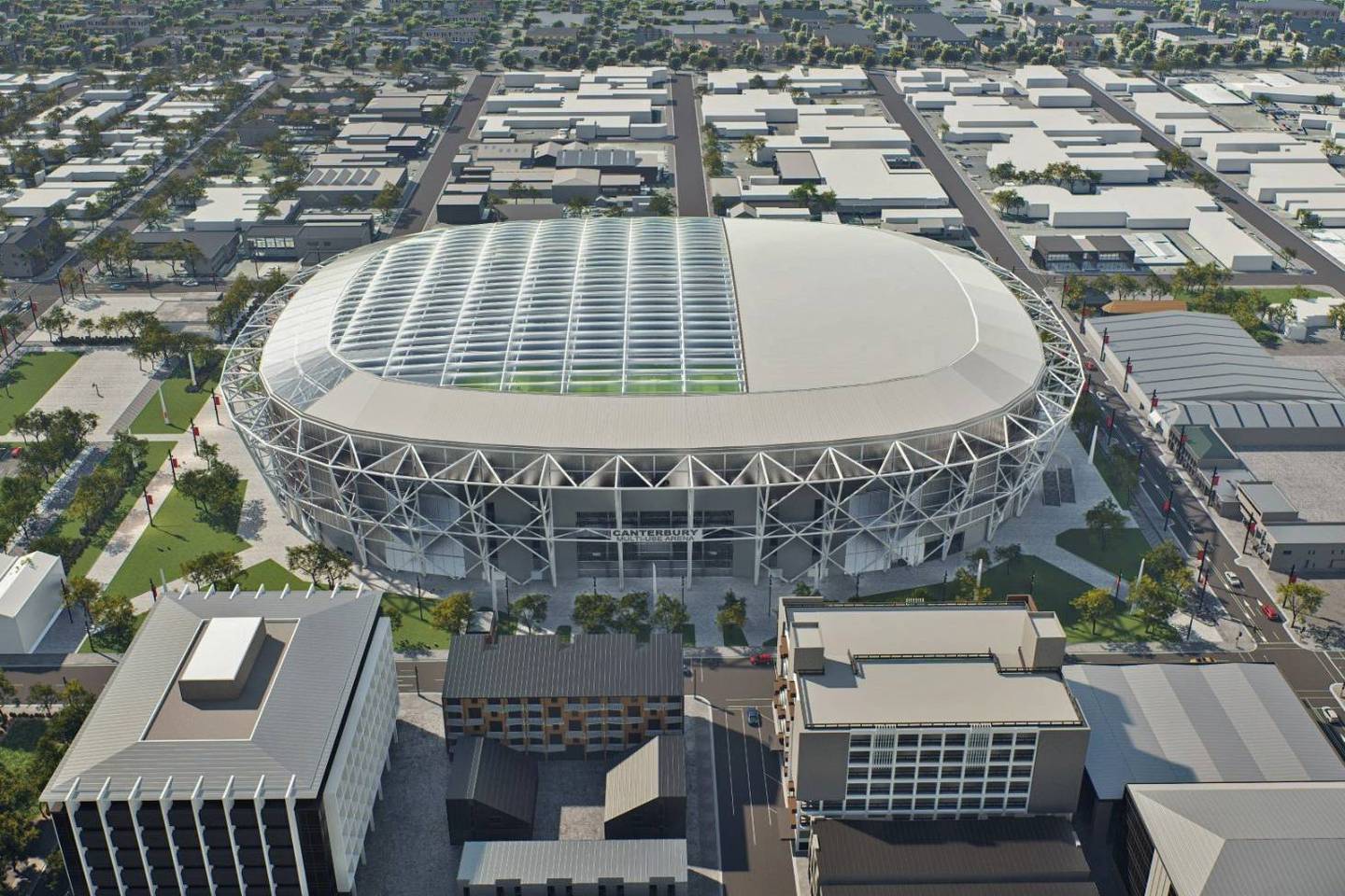 Te Kaha will have a capacity of 30,000 and will be used not only for sports matches but concerts,...