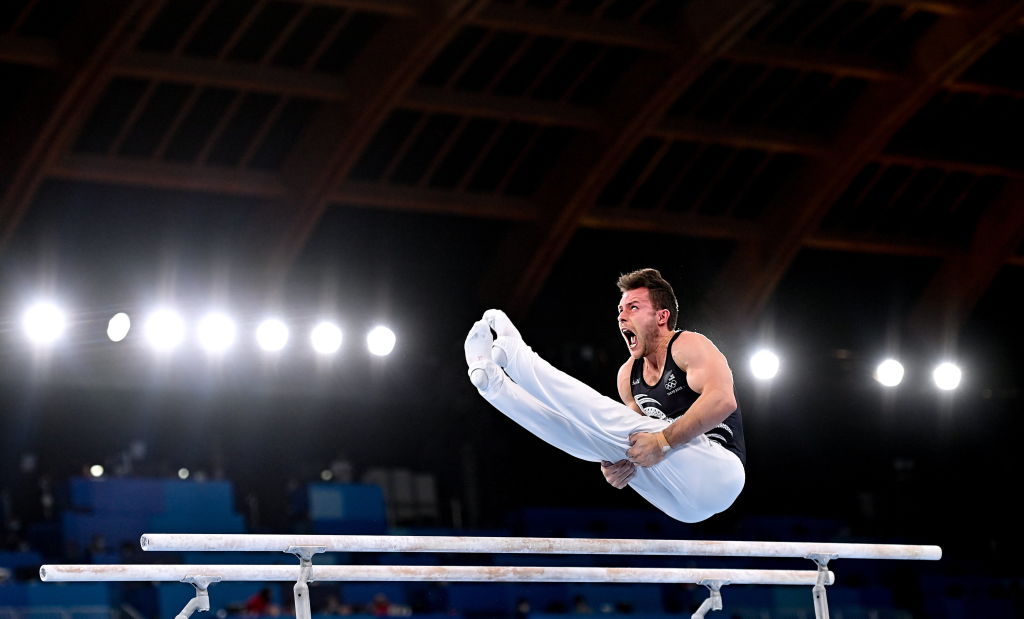 Misha Koudinov competes at the Tokyo Olympics last year. PHOTO: GETTY IMAGES