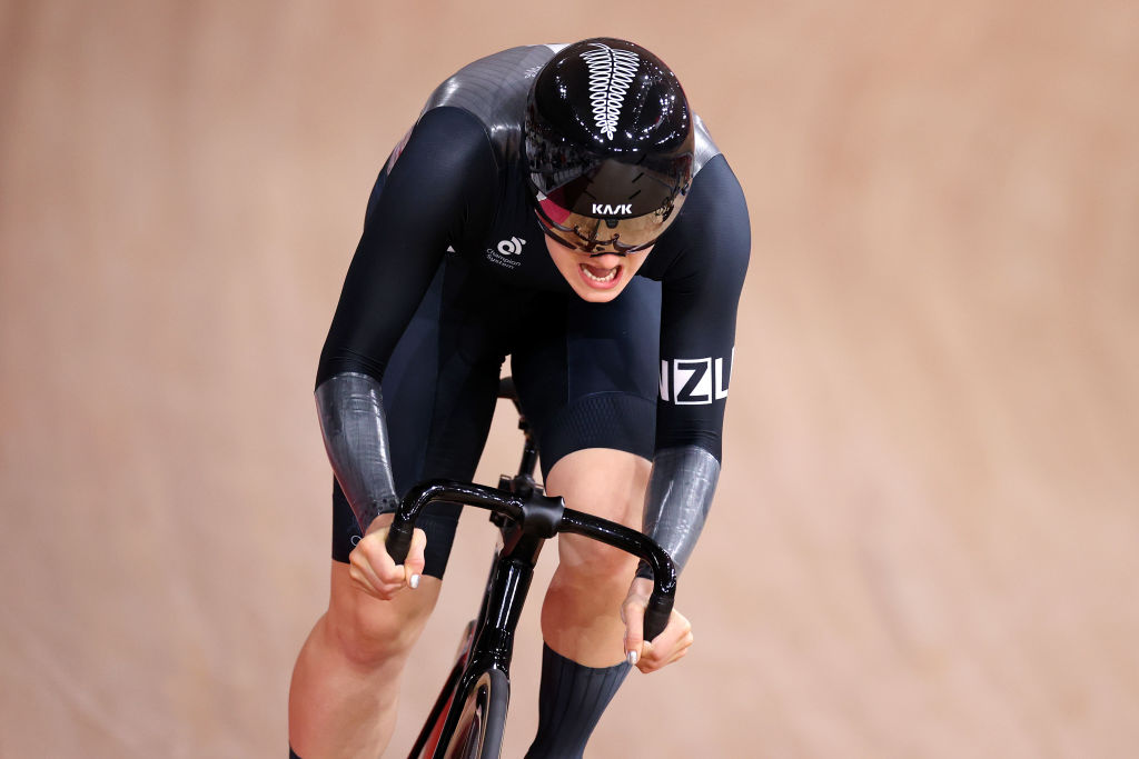 Ellesse Andrews in action on the track at the Tokyo Olympics. PHOTO: GETTY IMAGES