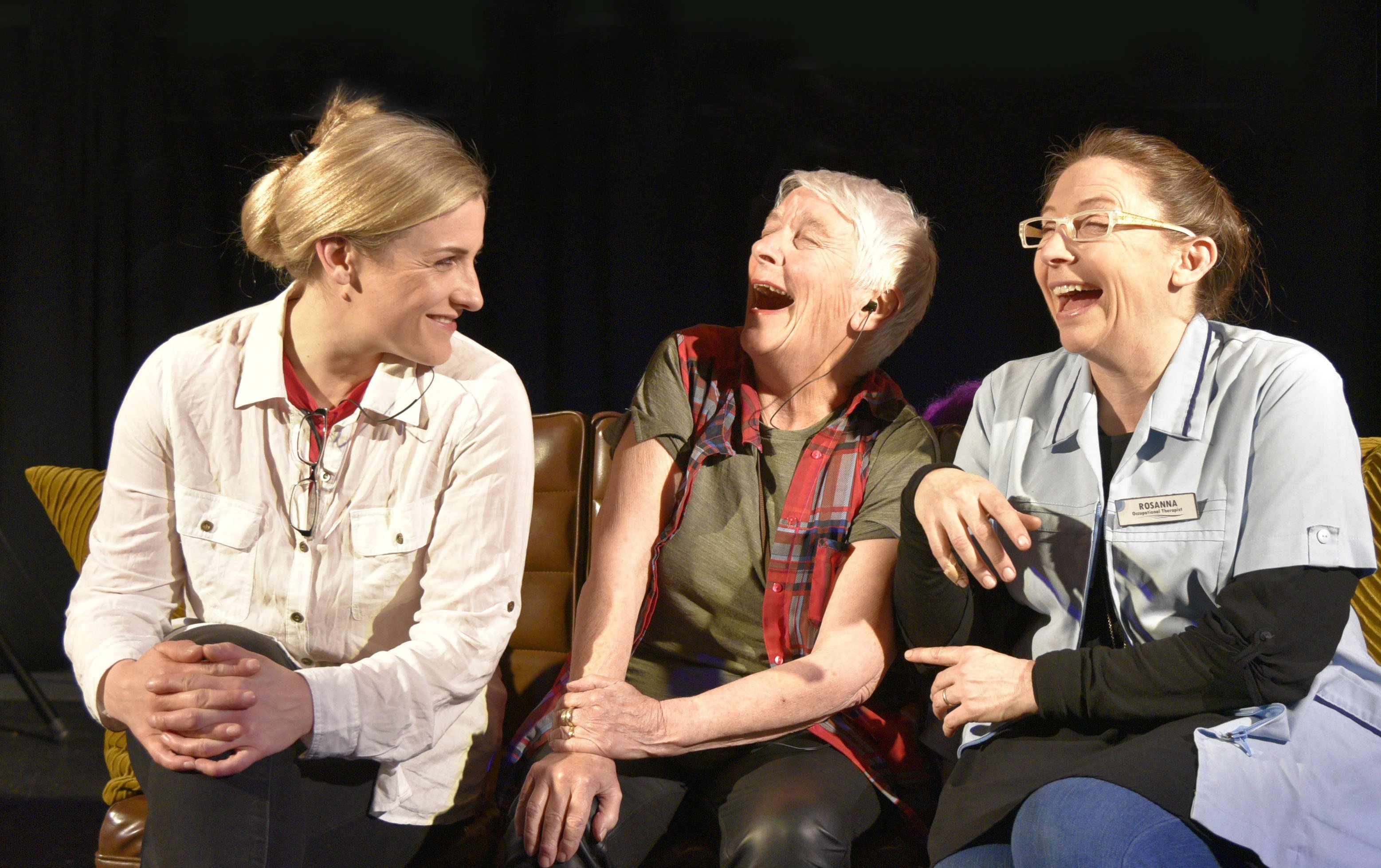 The Keys are in the Margarine actors (from left) Serena Cotton, Hilary Norris and co-writer Cindy...