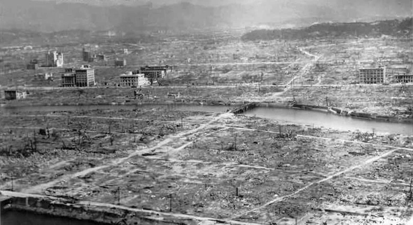 Hiroshima, shortly after bombing on August 6, 1945. PHOTO: US ARMY AIR FORCE