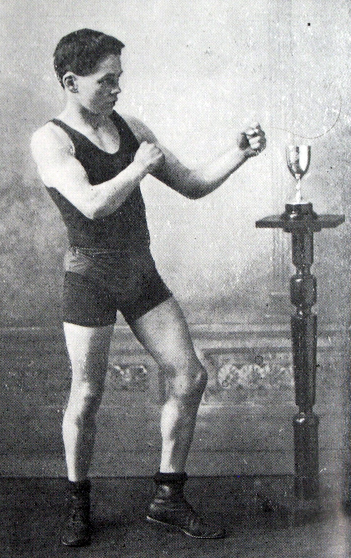 Fly-weight champion boxer Tommy Griffiths, of Dunedin. — Otago Witness, 29.8.1922