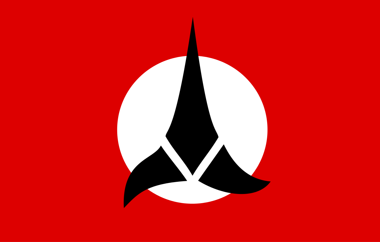 The Klingon Empire flag. Photo: Wikimedia Commons