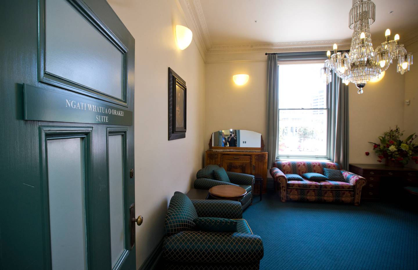 The Ngati Whatua room in the Auckland Town Hall, where then-Mayor Len Brown was caught having sex...