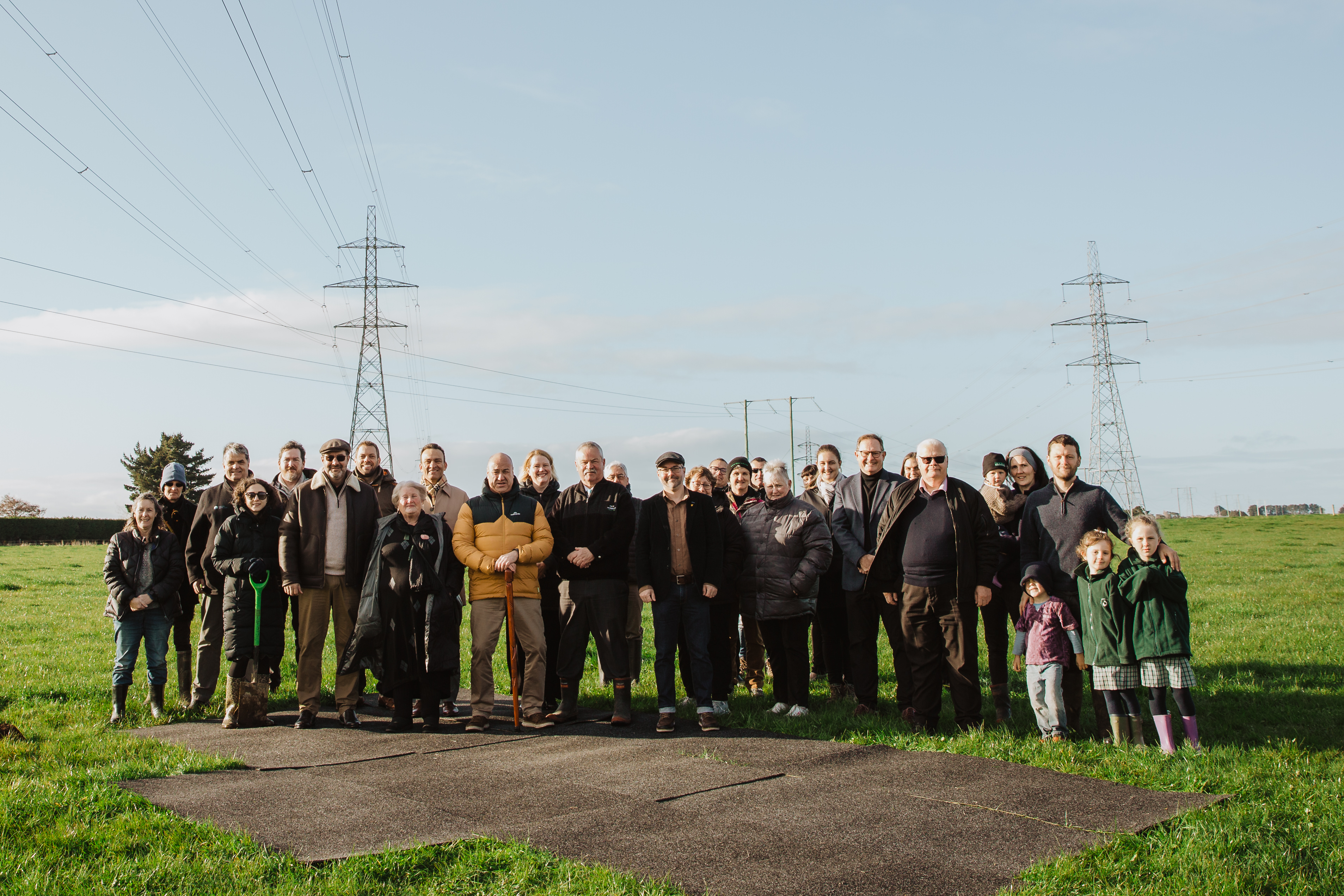 The blessing ceremony was run by members of the Waihopai Runaka and people from the Southland...