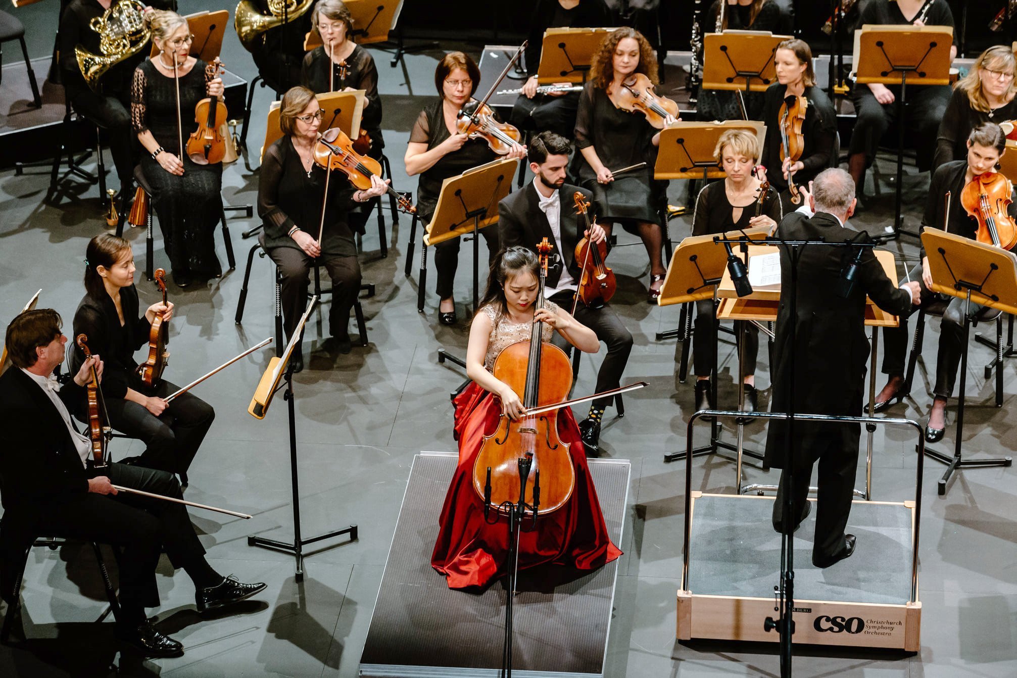 Catherine Kwak performs in her home town with the Canterbury Symphony Orchestra. PHOTO: SUPPLIED
