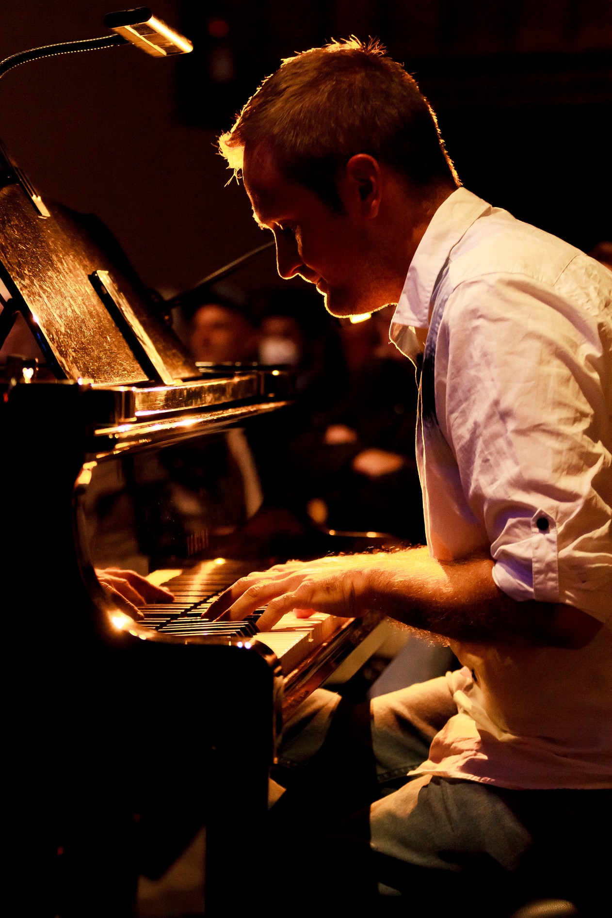 International jazz pianist and composer Dan Costa performing at the Dunedin Jazz Club, Hanover...