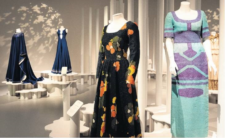 Garments from Eden Hore’s extensive collection on display as part of the recent ‘‘Eden Hore: High...