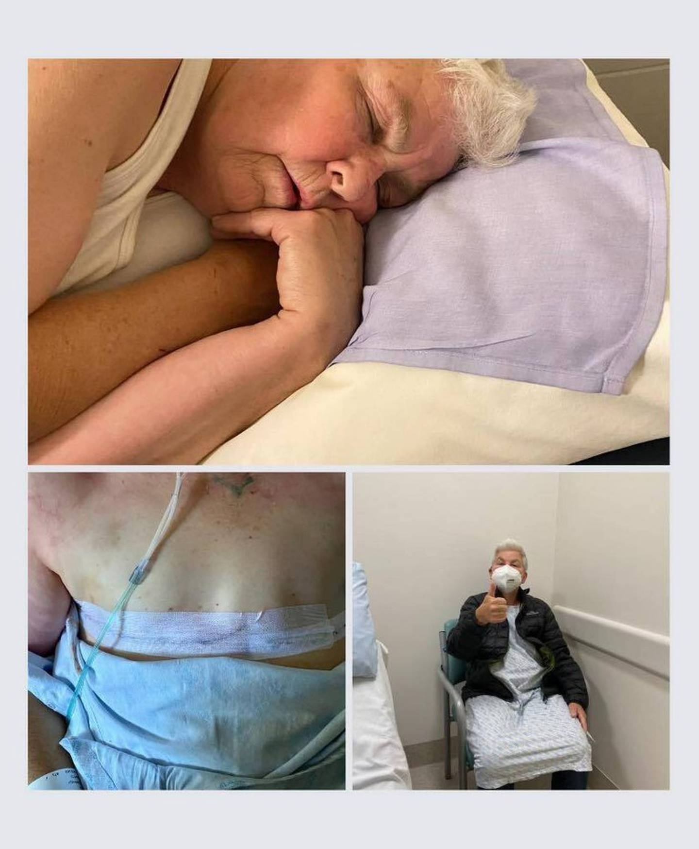 The Topp Twins (Lynda and Jools) shared images of the pair going through cancer treatment. Photo:...