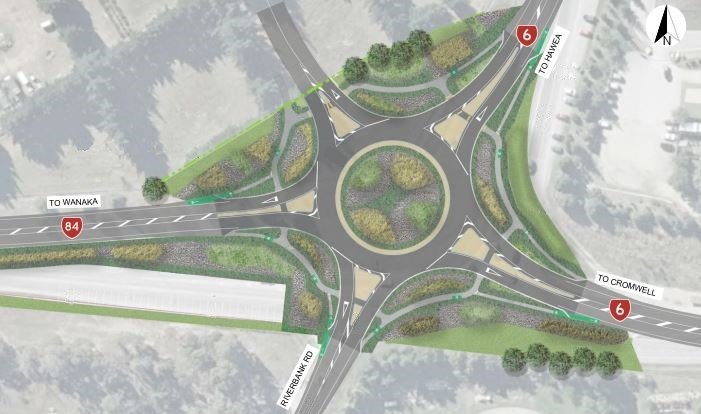 Waka Kotahi NZ Transport Agency has announced a new roundabout for Wanaka at the Mt Iron...