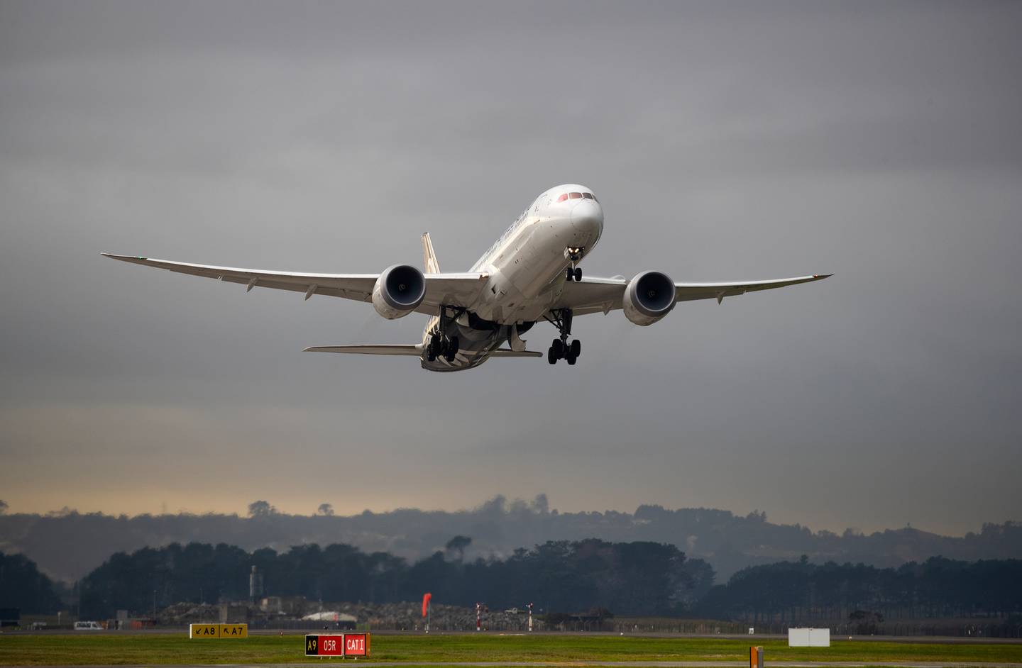 The Air New Zealand 787-9 Dreamliner was forced to offload luggage on the route out of JFK due to...