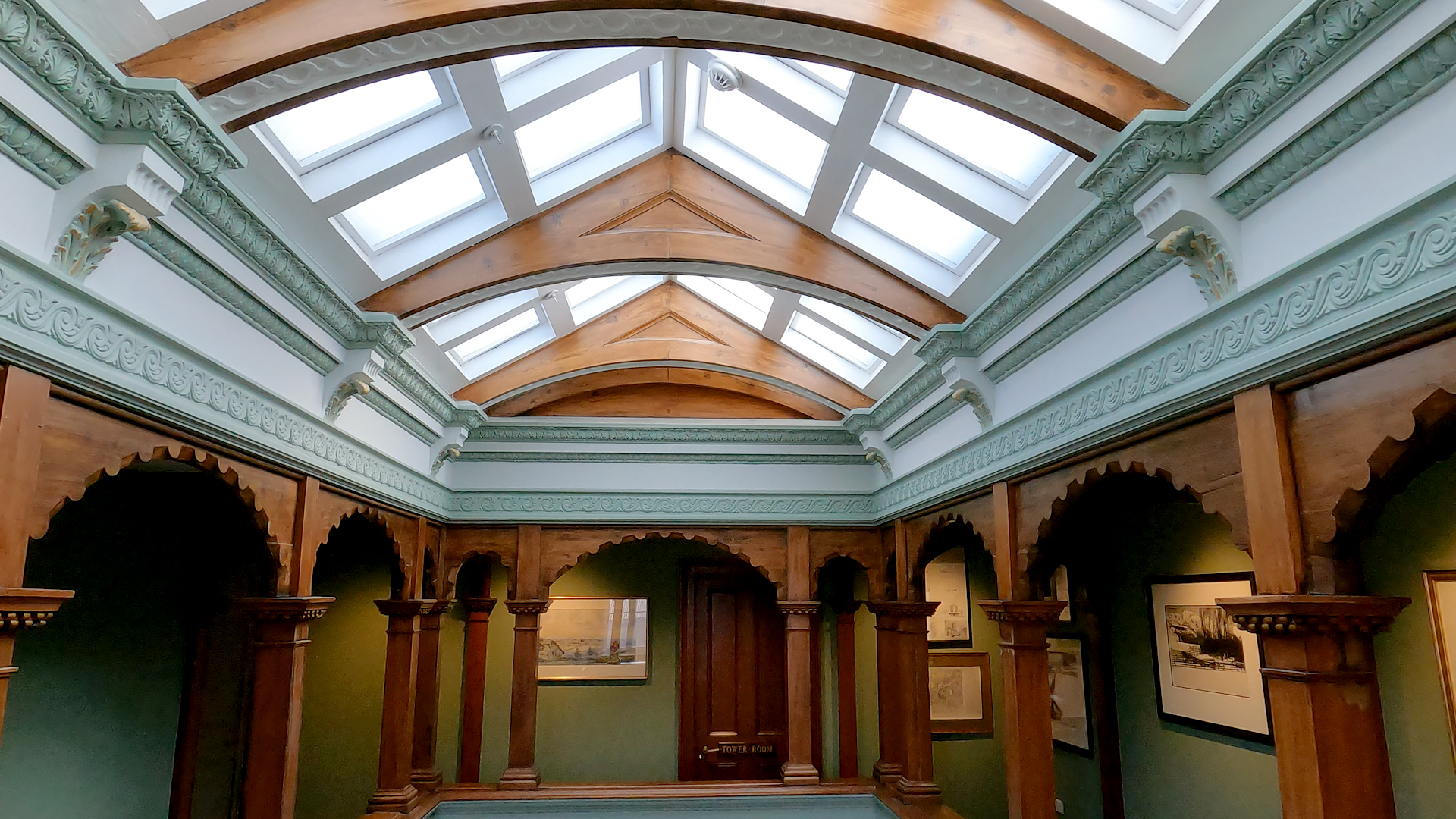 The Christchurch Club's decorative gallery entranceway. Photo: Geoff Sloan 