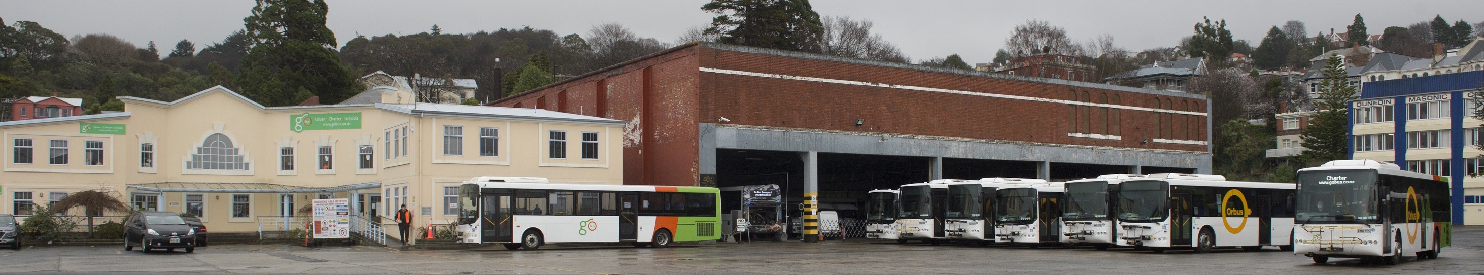 Time could be running out for the bus depot by the Market Reserve in Princes St, Dunedin. Photo:...