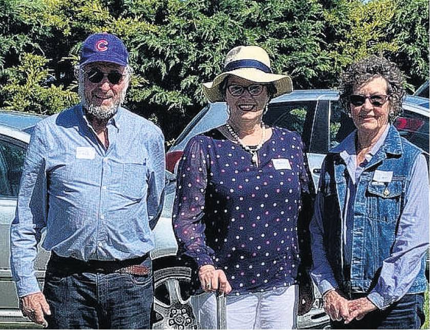 Opening day . . . Jack Chisnall, Hurunui Mayor Marie Black and Jan Chisnall at the opening of the...