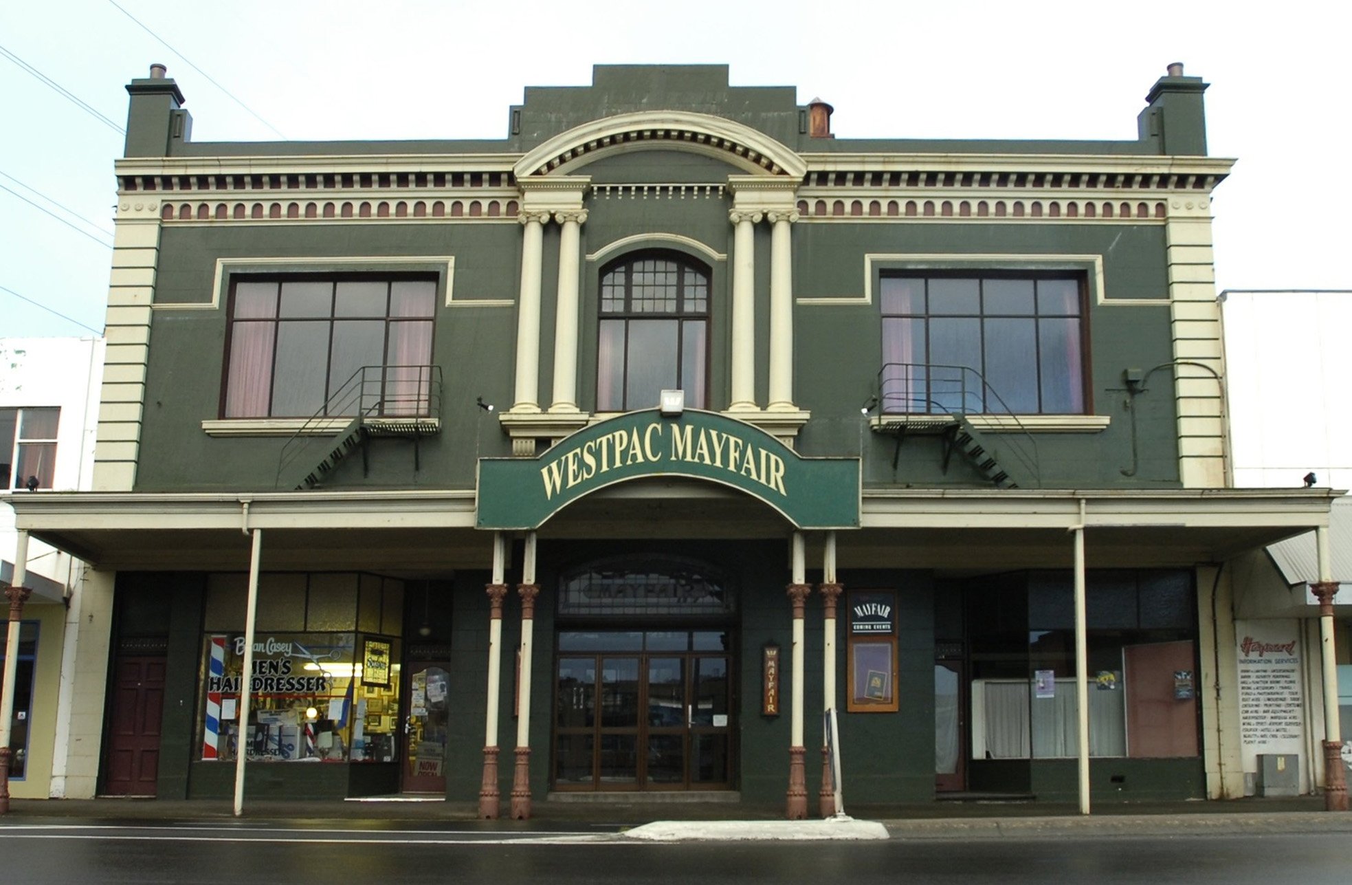 The Mayfair Theatre in King Edward St, South Dunedin. PHOTO: PETER MCINTOSH
